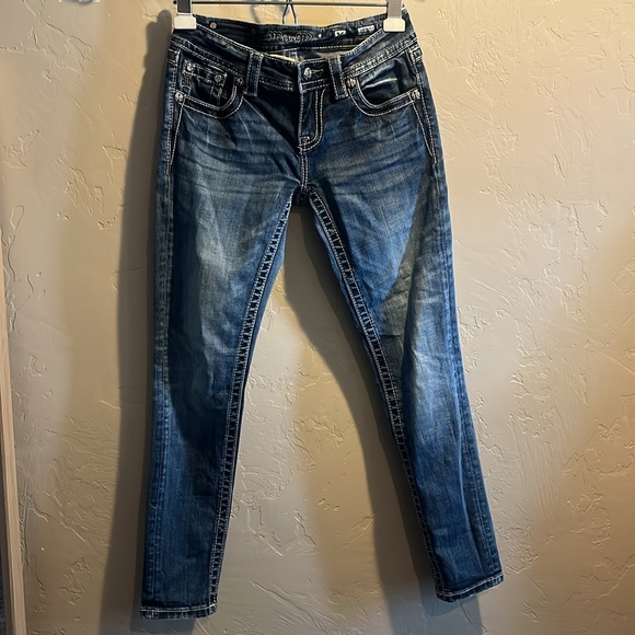 Miss Me Southwest Sequin Skinny Jeans - Picture 6 of 7